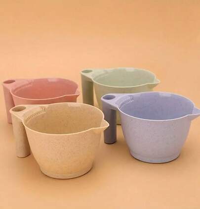 1 buc/4 buc bol pentru vopsirea părului, bol profesional pentru amestecarea culorii părului, bol pentru culesul paielor de frizerie, accesorii de coafat pentru salon, bol pentru vopsire, bol din plastic, instrumente de coafură, instrumente de vopsire a părului pentru acasă, instrumente de păr, produse și accesorii pentru păr pentru frizerie, articole esențiale pentru călătorii, înapoi la școală