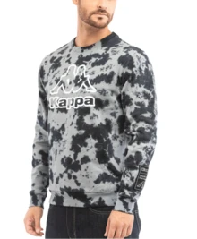 Kappa Men's Pullover Sweatshirt Black - Black - View 2