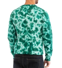 Kappa Men's Pullover Sweatshirt Green - Green - View 3