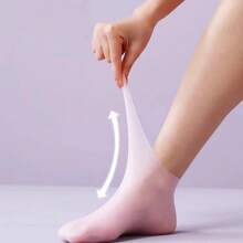 2 cái/4 cái/6 cái - Tất silicon giữ ẩm, tất thấm hút đàn hồi cao, tất lô hội tái sử dụng, tất spa qua đêm, tất gót gel chống trượt cho nam nữ da khô, bàn chân khô, da thô ráp, chăm sóc chân tại nhà - Nhiều màu - Xem 2