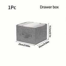 1pc Beige Underwear Storage Bag, Hanging Storage Bag, Bedside Wall Hanging Storage Bag, Fabric Hanging Storage Bag, Hat Storage Bag, Non-Woven Fabric Washable Storage Bag, Cabinet Wardrobe Organizer - Beige - View 4