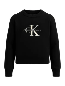 Calvin Klein Girls Sweater Black - Black - View 1