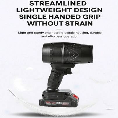 高效强劲涡轮风扇管道式无绳强力吹风机手持风扇，涡轮烘干汽车吹风机，草坪护理吹风机，吹雪机，庭院清洁吹风机，吹落树叶和灰尘，烘干，露营