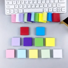 1 Box Of 11 Color Adhesive Notes, Various Colors, Suitable For Students And Offices, Effective Learning And Organization, Self-Adhesive And Tearable - Multicolor - View 6