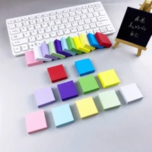 1 Box Of 11 Color Adhesive Notes, Various Colors, Suitable For Students And Offices, Effective Learning And Organization, Self-Adhesive And Tearable - Multicolor - View 3