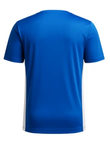 Adidas Entrada 18 Men's T-Shirts Blue - Blue and White - View 2