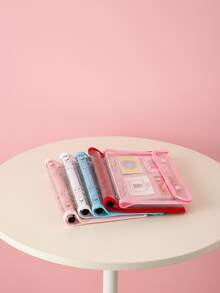 Joivida A5 Binder Double-Buckle Cover, 10pcs Refill Sleeves Bags, DIY Loose Leaf Photo Collect Book, Kpop Organizer Holder,Back To School,School Supplies - Multicolor - View 4