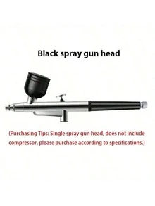 1 Set Of Portable Airbrush With Compressor Single Action Spray Gun For Nail Art Craft Cake Paint Airbrush Gun Electric Acrylic Paint Spray Gun Painted Airbrush Gun Model Coloring Model Spray Art Airbrush Set Tools - Multicolor - View 11