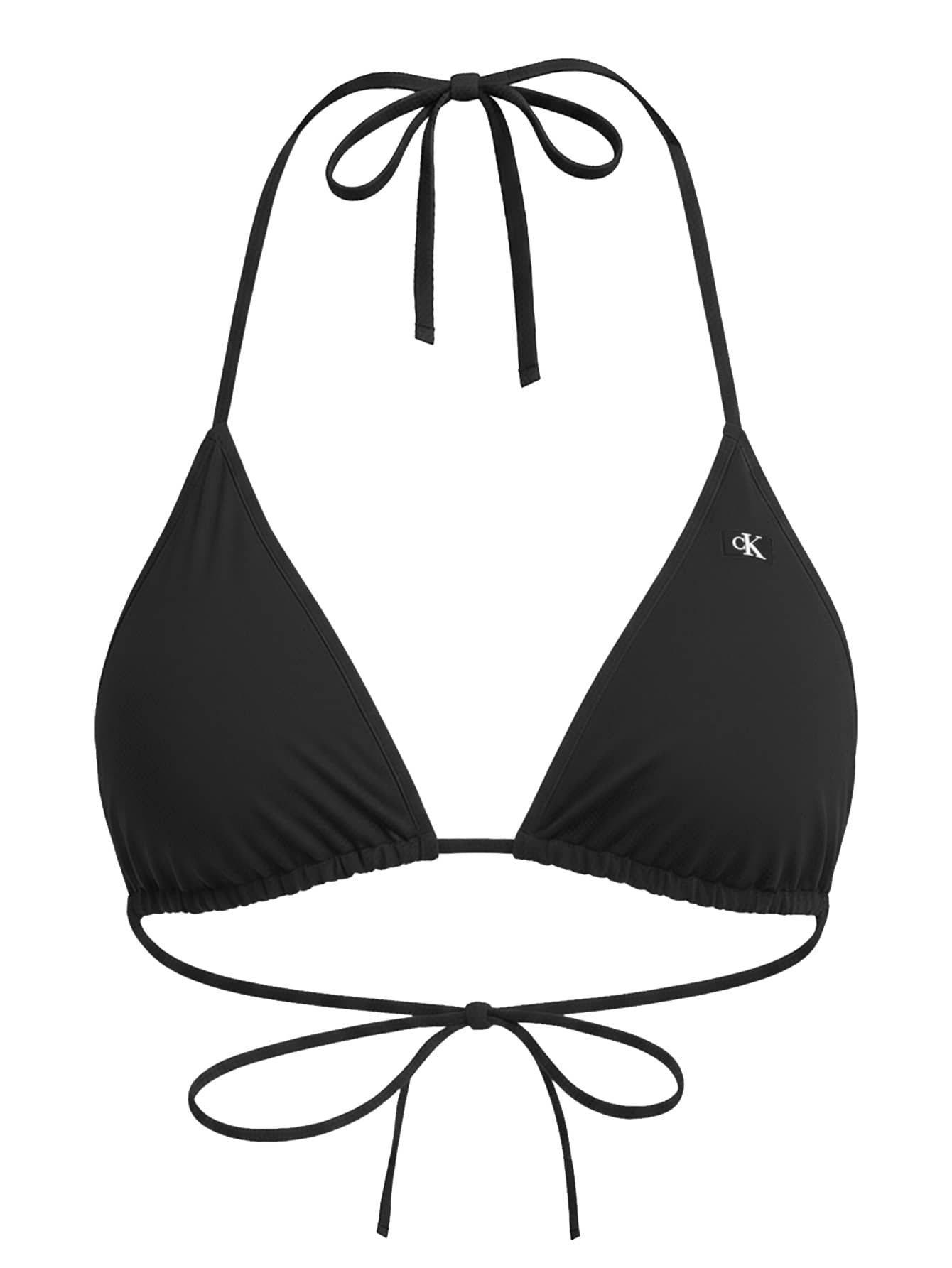 Calvin Klein Monogram Women's Bikini Top Black - Black - View 1