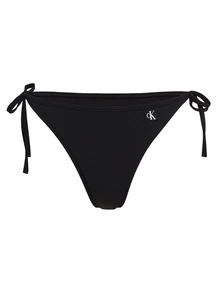 Calvin Klein Schwarzer Bikini-Slip mit Monogramm für Damen - Schwarz - Übersicht 2