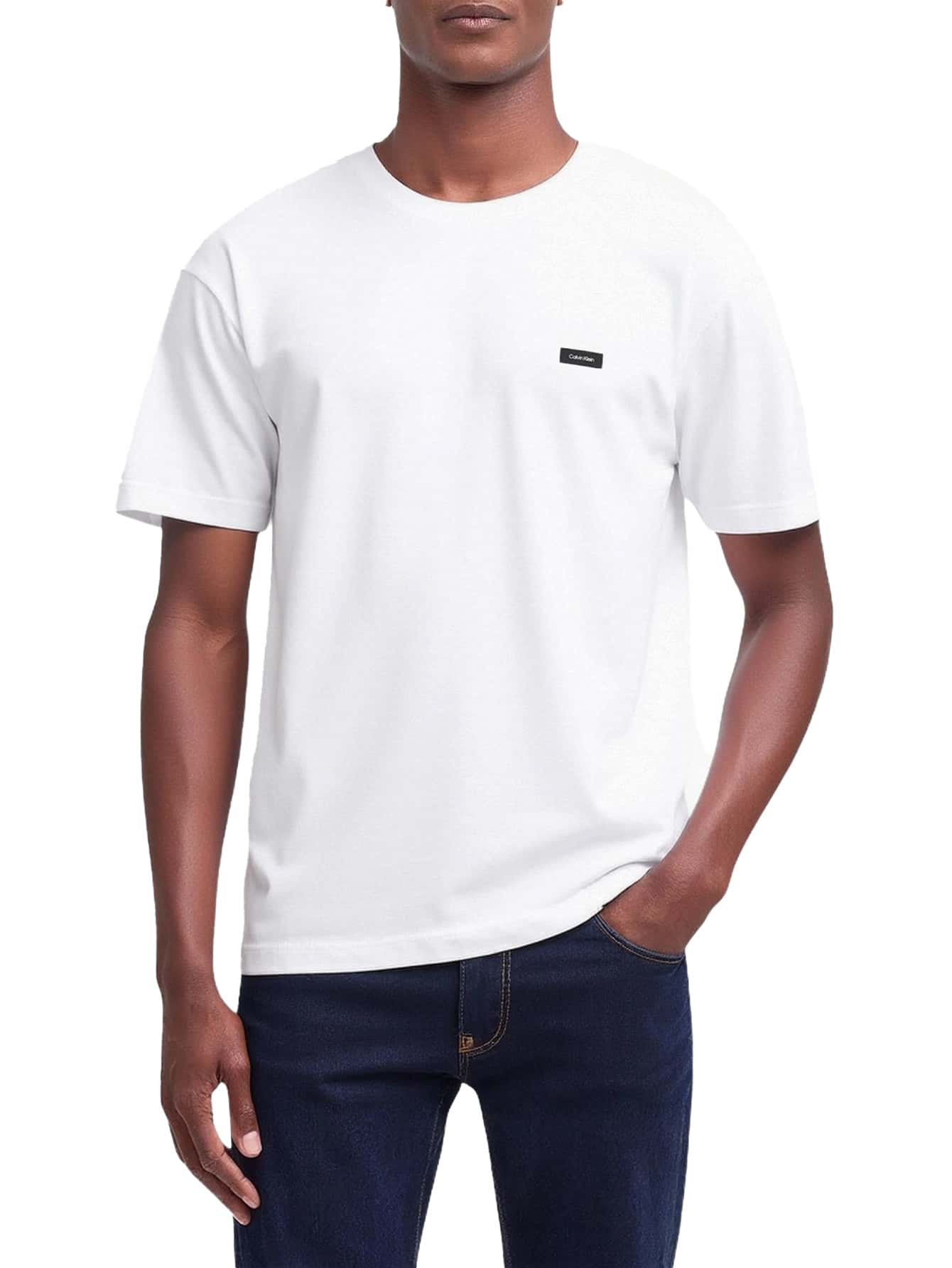 Calvin Klein Men's T-Shirt White - White - View 1