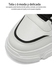 Zapatillas deportivas para hombre transpirables y cómodas,Botas De Montaña Para Hombre,Botas Tácticas de Estilo Urbano,Botas para hombre de estilo de trabajo al aire libre de color sólido,Zapatos de senderismo antideslizantes de suela gruesa,adecuados para practicar senderismo, deportes al aire ropa informal - Blanco - Ver 9