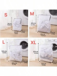 1 cái, Túi treo đồ lót treo tường để đựng tất, đồ trang trí tủ quần áo, đồ lót, đồ lưu trữ, đồ dùng sinh hoạt, ký túc xá sinh viên, túi lưới treo tường - trắng - Xem 5