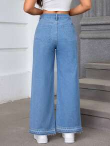 Women Jeans - Blue - View 4