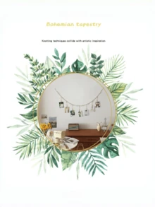 1 PC Hanging Photo Frame With 30 Clips, Boho Wood Bead Decor Hanging Frame Clip For Dorm, Classroom, Bedroom. Home Room Office Decoration, For Christmas Valentine's Day New Year Decor. 110cm/43.3in