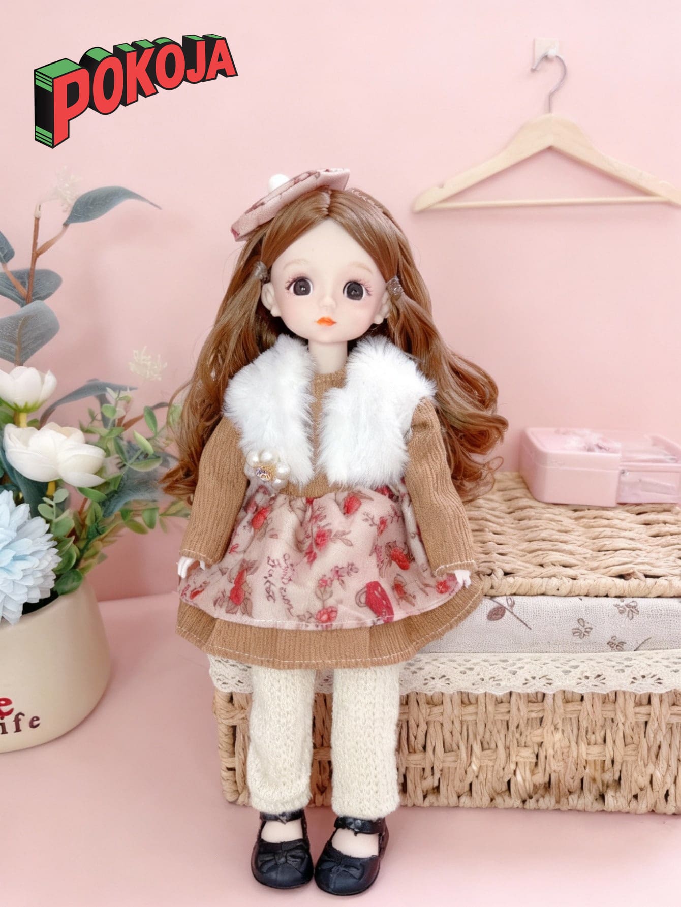 A 12 Inch 30CM BJD Doll Full Set With Clothes 30 Removable Joints Body DIY Girl Toys For Kids Birthday Gift,Home Decoration,Boys Toys,Cute Doll,Fashion Dolls