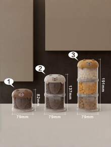 PETSIN 宠物密封分装罐 户外狗狗便携式多功能分装瓶 猫咪可拆卸储物罐 密封容器