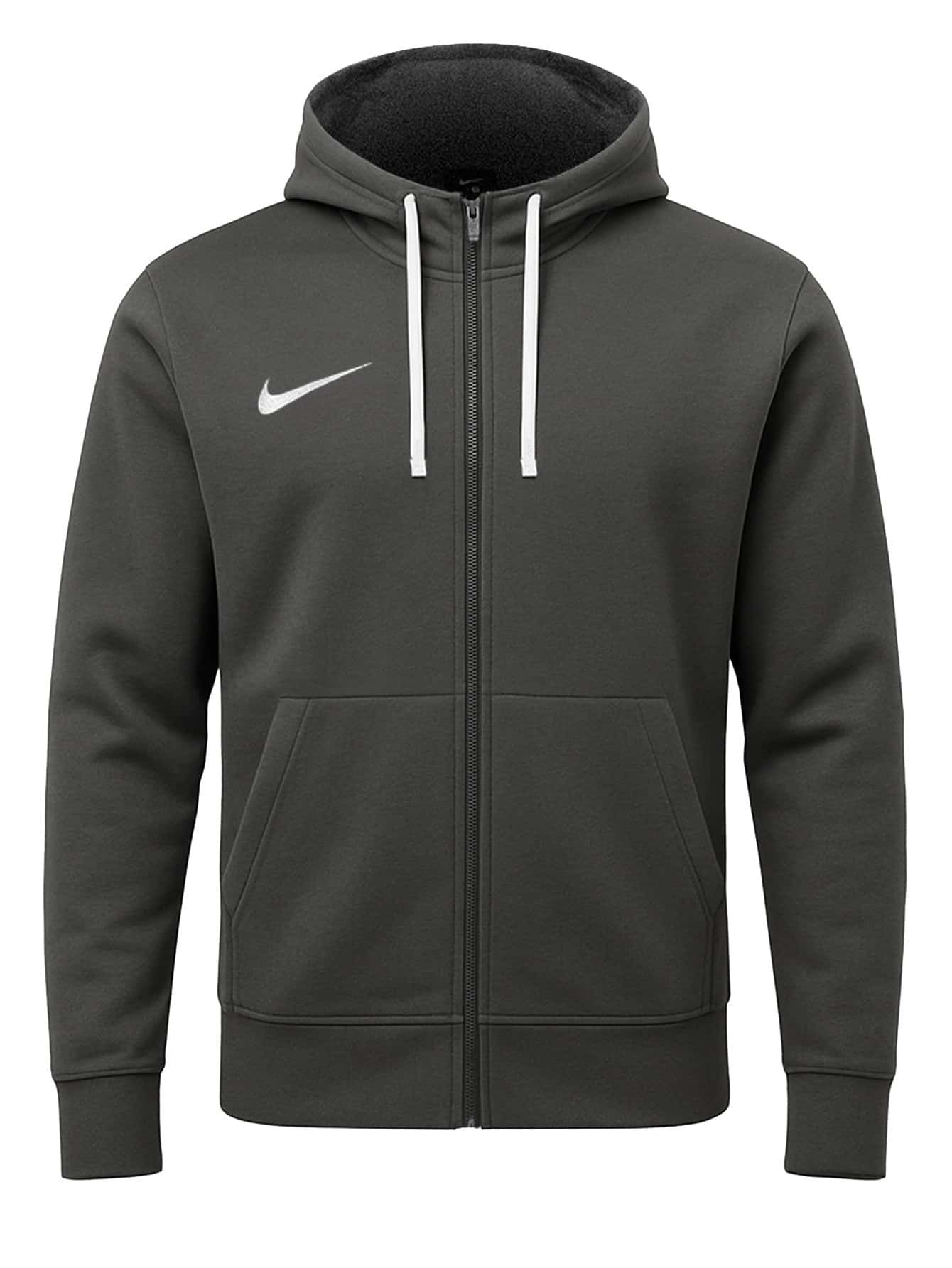 Nike Park 20 Men's Full Zip Hoodie Charcoal Heathr