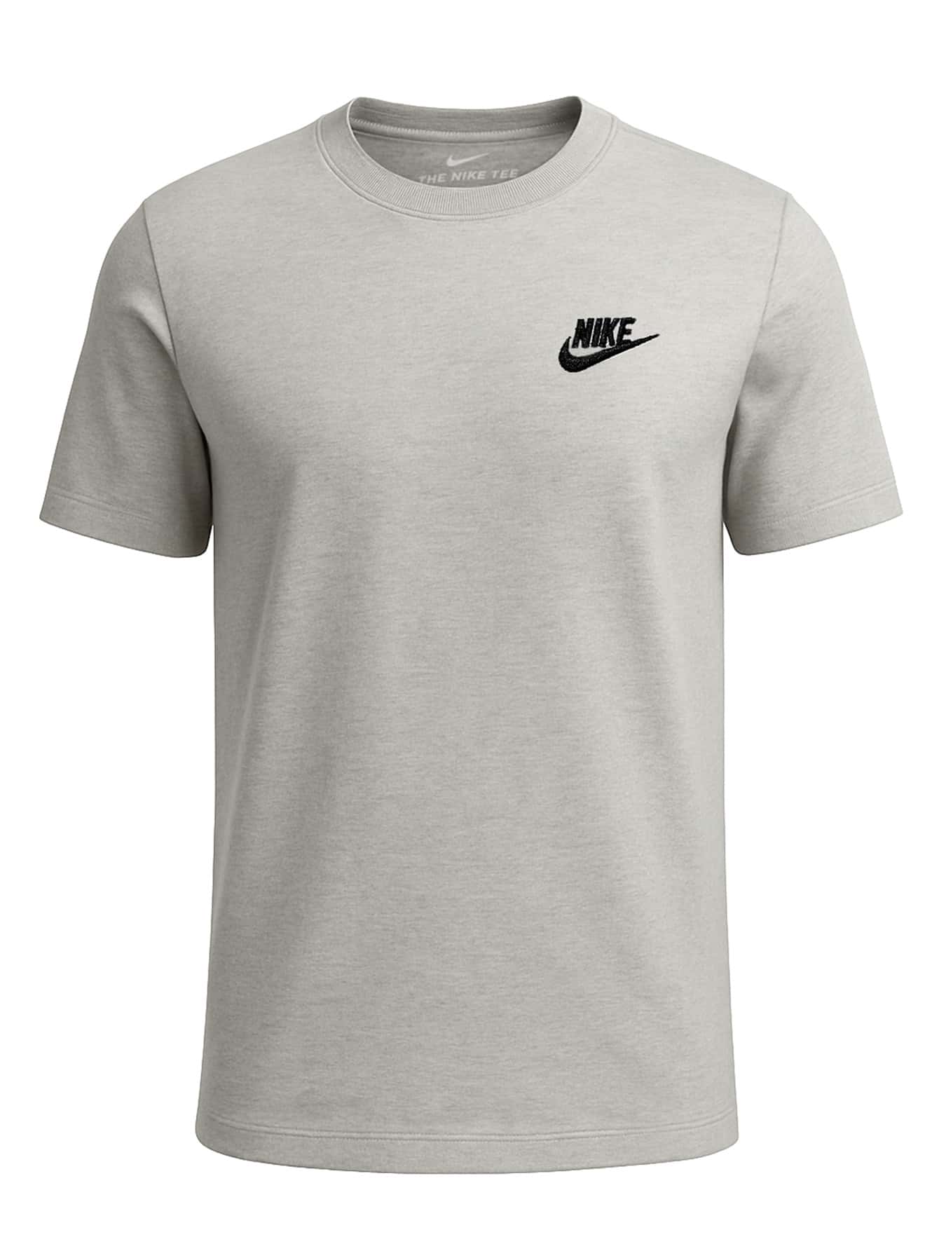 Nike Sportswear Club Men's T-Shirt Grey - DarkGreyHeather/Black - View 1