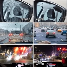 120毫升多用途汽车玻璃油膜去除剂，配有可重复使用的泡沫喷头，容量大，增强控油效果，确保视野清晰 - 紅色 - 查看 3