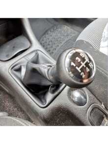 Núm chuyển số 5 tốc độ, cần số, cần gạt bóng, bọc cốp xe cho Peugeot 206 207, phụ kiện nội thất ô tô chất lượng cao - màu đen - Xem 3