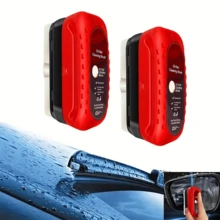 120毫升多用途汽车玻璃油膜去除剂，配有可重复使用的泡沫喷头，容量大，增强控油效果，确保视野清晰 - 紅色 - 查看 6