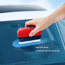 120毫升多用途汽车玻璃油膜去除剂，配有可重复使用的泡沫喷头，容量大，增强控油效果，确保视野清晰 - 紅色 - 查看 10