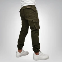 Men Jeans - Army Green - View 2