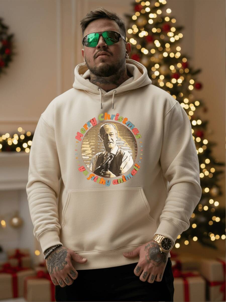 sudadera ropa de hombre sudadera para hombre camisas de hombresudaderas para hombre playera manga larga hombre camisa mangalarga hombre sudadera hombre ropa otoño invierno manga larga disfraz de Navidad - Albaricoque - Ver 1