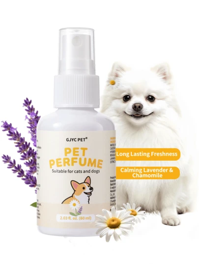 PETSIN Lavender & Chamomile Pet Perfume For Dogs & Cats - 2.03 Fl Oz, Long-Lasting Fragrance Spray For Fresh Fur Between Baths, Daily Grooming Scent Refresher