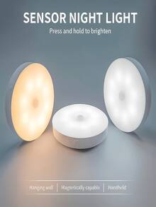 LED Wireless Night Light, 8 Bulbs Solid Color Dimmable USB Rechargeable Reading Lamp,Smart Sensor Motion Activated, Magnetic Detachable, Bedside Bedroom Book Light, Multi-Function Student Night Vision Reading Light, - Multicolor - View 4