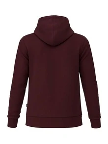 Puma Essentials Women's Hoodie Aubergine - Burgundy - View 2