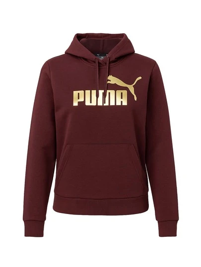 Puma Essentials Women's Hoodie Aubergine