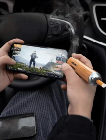 Gạt tàn thuốc lá di động trên ô tô | Thiết kế chống rò rỉ và chống tro mini | 3 kích cỡ | Đa năng cho văn phòng/nội thất ô tô | Hộp đựng đồ đa năng - Nhiều màu - Xem 8