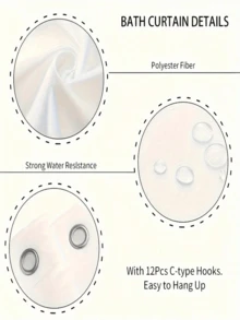 Bộ rèm tắm hình bướm giả ngọc trai chống thấm nước in hoa hồng 1/4 chiếc, bao gồm thảm chống trượt, nắp bồn cầu, thảm tắm và phụ kiện phòng tắm kèm 12 móc nhựa, lý tưởng cho phòng tắm, trang trí nhà cửa và phòng, quà tặng ngày lễ cho ngày trở lại trường học - Nhiều màu - Xem 10