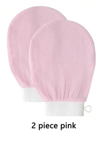 2双装深层去角质手套，光滑亮泽 - 身体磨砂沐浴 - 清洁去除死皮 - 温和有效的去角质手套，韩国去角质手套，明显去除死皮，100%人造丝纤维制成（2双/1只） - 彩色 - 查看 13