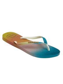 Havaianas Slim Flip Flop Sandals, Casual And Everyday Wear - White - View 1