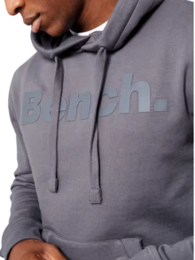 BENCH Men's Hoodie Grey - Gris Oscuro - Ver 4