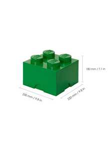 LEGO Other® 4-Stud Storage Brick Green 5.6L Kids Ages 6 Years+ 5706773400348 - Multicolor - View 3