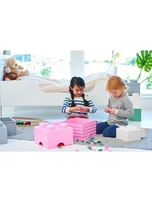 LEGO Other® 4-Stud Storage Brick Pink 5.6L Kids Ages 6 Years+ 5706773400386 - Multicolor - View 4