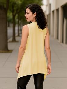 Chaleco Largo Ligero-Temporada - Amarillo - Ver 2