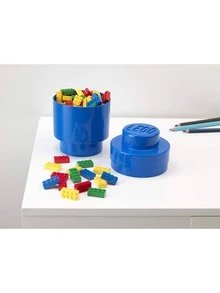 Other® 1-Stud Round Storage Brick Blue 950ml Kids Ages 6 Years+ 5711938000028 - Multicolor - View 6