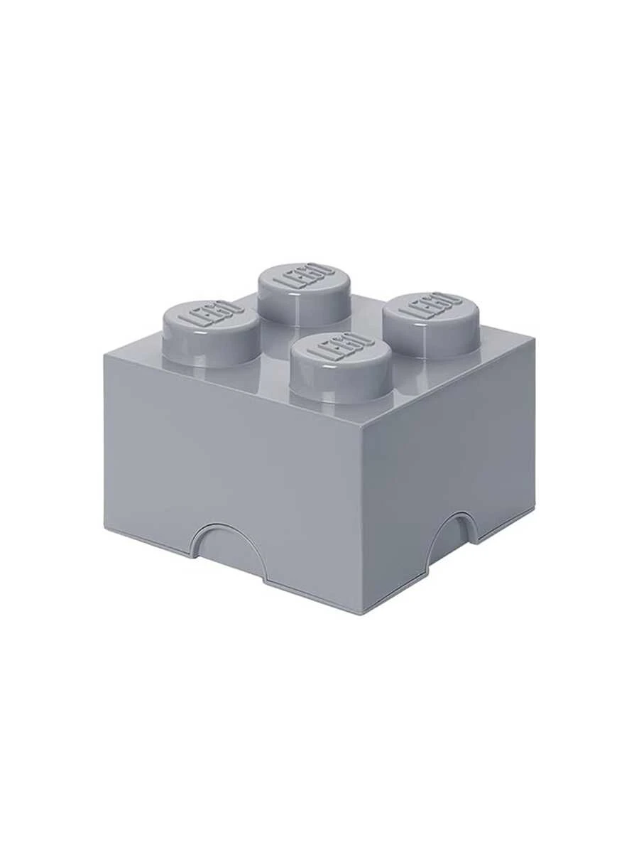 LEGO Other® 4-Stud Storage Brick Medium Stone Gray 5.6L Kids Ages 6 Years+ 5711938034276 - Multicolor - View 1