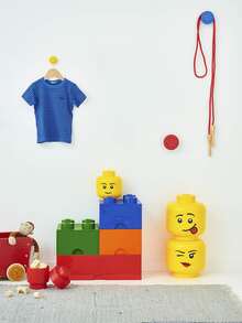 LEGO Other® Red, Blue And Yellow Wall Hanger Set Kids Ages 6 Years+ 5711938031879 - Multicolor - View 3