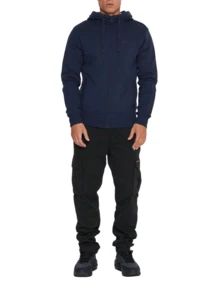 BENCH Men's Full Zip Hoodie Navy Blue