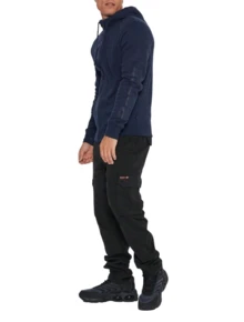 BENCH Men's Full Zip Hoodie Navy Blue