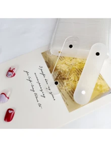 10PCS,Press On Nail Display Plate Acrylic Fake Nail Colour Type Holder Magnetic Adsorption Reusable Salon Manicure Display Board - Multicolor - View 3