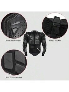 Motorcycle Armor Motorcycle Off Road Chest And Back Protection Motorcycle Protection Riding Motorcycle Off Road Jacket Protection - Black - View 5