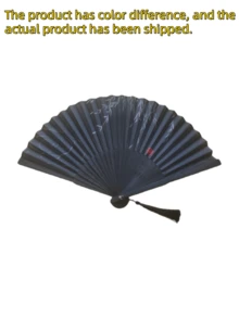 1 pieza Abanico plegable de flores de mano, abanico de mano, abanico de seda y bambú con borla, abanico plegable de mano calado para mujer, abanico plegable, abanico de mano con borla para uso al aire libre, viajes, baile, vestido cheongsam, accesorios para fotografía, decoración, regalos (vintage), color de borla aleatorio - multicolor - Ver 22
