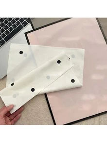 20PCS Rice White Polka Dot Express Bag, School Season, Graduation Season, Wedding Season, Birthday Team Gift Bags, Thick Storage Plastic Bags, Aircraft Box Clothing Bags, Suitable For Back To School, School Supplies, Schools, Offices, Transportation, Shipping And Mailing - Beige Polka Dots - View 3